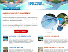 Tablet Screenshot of piscine.org